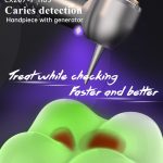 Turbininis antgalis su UV šviesa (karieso detektorius) COXO CX207-F