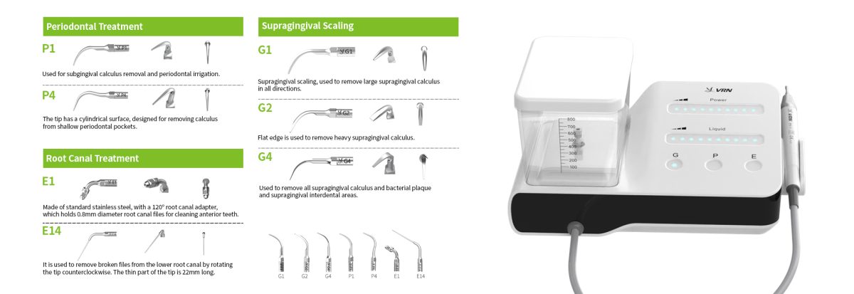 Ultragarsinis skaleris su talpa VRN DA-20 / Veirun Medical, Kinija / - Image 10